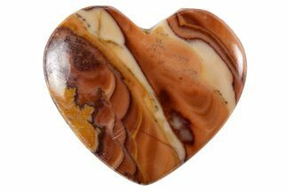 Polished Rolling Hills Dolomite Heart - Mexico #341971