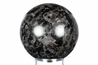 Polished, Indigo Gabbro Sphere - Madagascar #341838