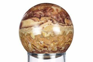 Polished Rolling Hills Dolomite Sphere - Mexico #341954