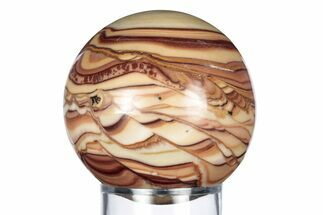 Polished Rolling Hills Dolomite Sphere - Mexico #341956