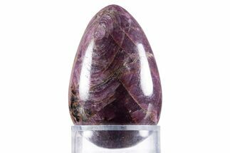 Polished Corundum (Ruby) Egg - Highly Fluorescent! #342007