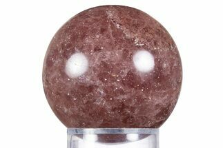 Polished Strawberry Quartz Sphere #342063