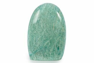 Free-Standing Chatoyant Polished Amazonite - Madagascar #336628