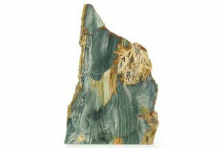 Free-Standing, Gary Green Jasper (Larsonite) Bog Wood - Oregon #334831