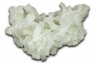 Sparkly Prehnite Pseudomorph After Laumontite - India #342417
