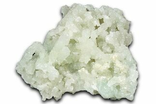 Sparkly Prehnite Pseudomorph After Laumontite - India #342419