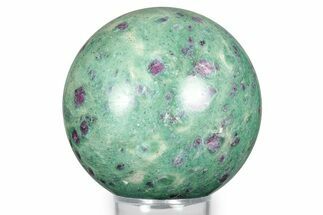Polished Sphere Of Rubies In Fuchsite - India #342988
