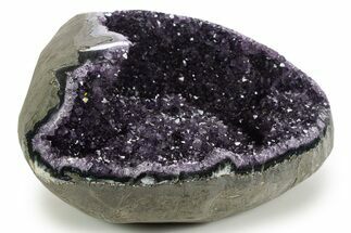 Sparkly Deep-Purple Amethyst Geode - Uruguay #342716