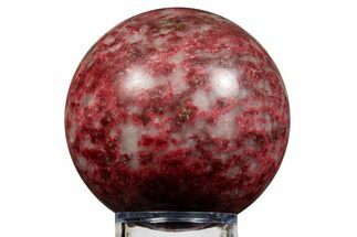 Polished Thulite Sphere - Trondheim, Norway #343955