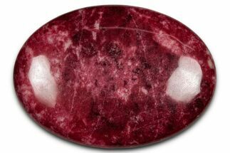 Vibrant Polished Thulite Stone - Trondheim, Norway #343908