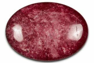 Vibrant Polished Thulite Stone - Trondheim, Norway #343915