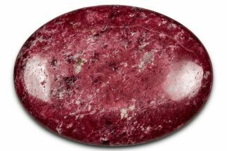 Vibrant Polished Thulite Stone - Trondheim, Norway #343923