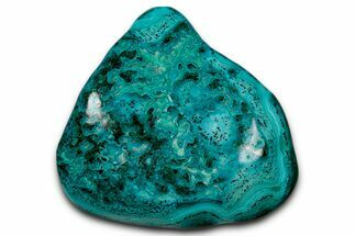 Vibrant Polished Malachite with Chrysocolla - DR Congo #336895