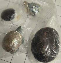 Lot: Gross Mineral/Fossil Turtle Carvings - Kadan #344536