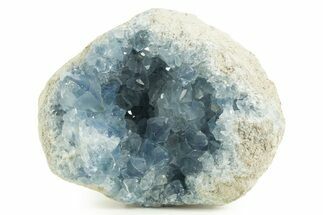 Sparkly, SKy-Blue Celestine (Celestite) Geode - Madagascar #344667