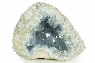 Sparkly, SKy-Blue Celestine (Celestite) Geode - Madagascar #344669