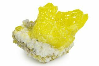 Bright-Yellow Sulfur Crystals - Bolivia #322534