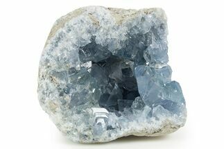 Sparkling Celestine (Celestite) Geode - Madagascar #344753