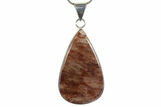 Hematoid Quartz Pendant (Necklace) #345323