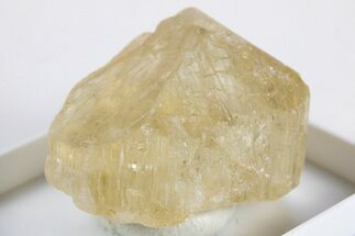 Terminated Yellow Marialite (Scapolite) Crystal - Tanzania #345758