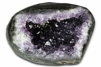 Sparkly Deep-Purple Amethyst Geode - Uruguay #345953