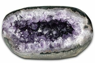 Sparkly Deep-Purple Amethyst Geode - Uruguay #345959