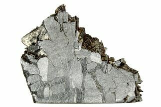 Etched Toluca Iron Meteorite ( g) Slice - Mexico #346481