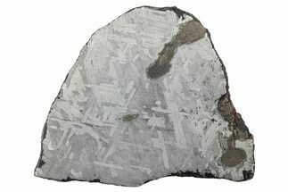 Etched Toluca Iron Meteorite ( g) Slice - Mexico #346512