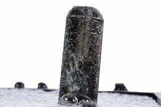 Vitreous Black Topaz Crystal - Utah #347117