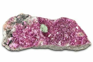 Green Kolwezite on Vibrant Cobaltoan Dolomite - DR Congo #347425