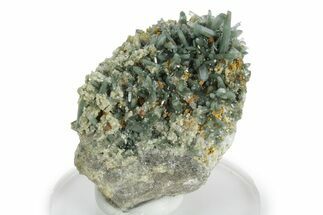 Chlorite Included Quartz Crystals with Pyrite - Peru #347808