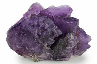 Purple Fluorite Crystal Cluster - Cave-in-Rock, Illinois #347821