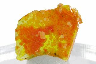 Glassy Orange Wulfenite Crystal with Mimetite - Mexico #347976