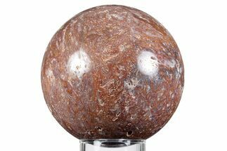 Polished Red Moss Agate Sphere #348921
