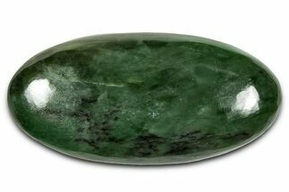 Polished Jade (Nephrite) Palm Stone - Afghanistan #350020