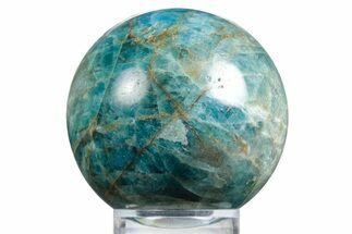 Bright Blue Apatite Sphere - Madagascar #334064