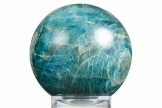 Bright Blue Apatite Sphere - Madagascar #334065