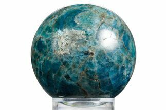 Bright Blue Apatite Sphere - Madagascar #334071