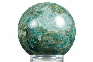 Bright Blue Apatite Sphere - Madagascar #334072