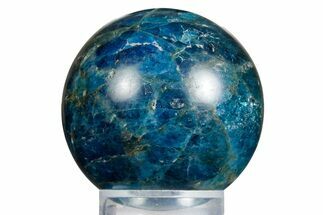 Bright Blue Apatite Sphere - Madagascar #334031