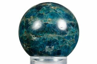 Bright Blue Apatite Sphere - Madagascar #334034