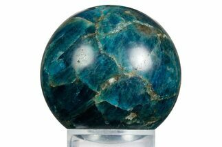Bright Blue Apatite Sphere - Madagascar #334037