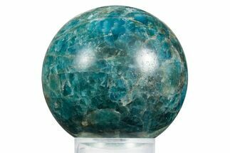Bright Blue Apatite Sphere - Madagascar #334057