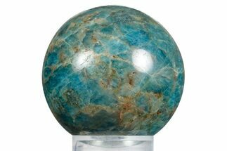 Bright Blue Apatite Sphere - Madagascar #334061