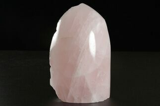 Free-Standing, Polished Rose Quartz - Single Side Polished #341781