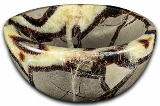 Eye-Eatching, Polished Septarian Dish - Madagascar #350226