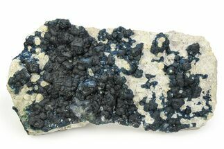 Dark Blue Fluorite Crystals on Quartz - Inner Mongolia #350844