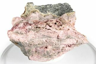 Pink Rhodonite Crystals on Matrix - Italy #351806