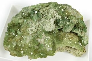 Sparkling Green Demantoid Garnet Cluster - Madagascar #352016