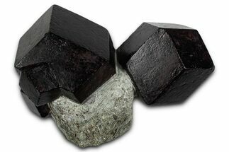 Impressive Almandine Garnets in Schist - Italy #352083